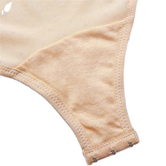 Lace Bodysuit for Women Tummy Control Shapewear Sleeveless Tops V-Neck Backless Camisole Jumpsuit Shaper