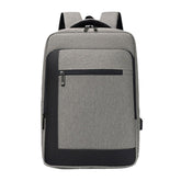 Men Multi-pocket USB Charging Breathable Waterproof Backpack Casual Business 15.6 Inch Laptop Bag Shoulder