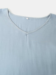 Women's V-Neck Butterfly Floral Pajama Set - Comfy Loungewear