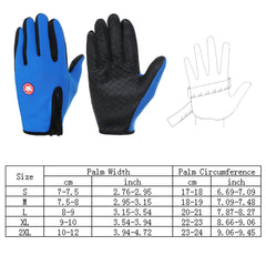 Winter Thermal Touchscreen Gloves: Waterproof, Windproof, Warm for Driving & Motorcycle Riding