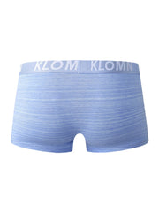 Mens Cotton Breathable Antibacterial Underwear Logo Waistband Boxers With Pouch