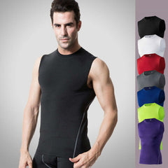 Men's Workout Running Tank Top Elastane Quick Dry Stretchy Sweat-wicking Gym Workout Running Exercise & Fitness Sportswear
