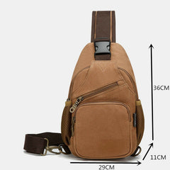 Men's Vintage Casual Chest Bag for Outdoor Travel