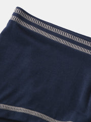 Mens Solid Color Underwear U Convex Ppouch Breathable Boxers