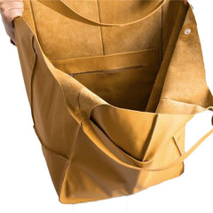 Luxury Casual Women's Large Capacity Soft Leather Tote Bag