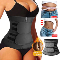 Women Waist Trainer Neoprene Body Shaper Belt Slimming Sheath Tummy Reducing Shaper Tummy Sweat Shapewear Workout Shaper Corset