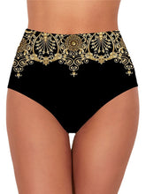 Women's Floral High-Waisted Swimwear Cover Up - Yellow Beach Vacation Fashion