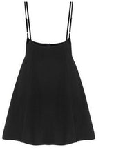 Women's A Line Work Skirts Linen Skirts Mini Polyester Black Skirts Summer Ruched Patchwork Basic Daily Going out