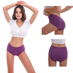 Women Period Underwear Heavy Flow Leak Proof Menstrual Panties Cotton Postpartum Bleeding Brief