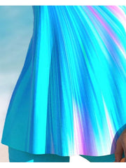 Women's Swimwear Tankini 2 Piece Normal Swimsuit Color Block Floral Blue Padded Strap Bathing Suits Sports Vacation Beach Wear