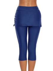 Women's Swim Shorts Cover Up: Elastic Waist, Casual & Modern Swimwear for Vacation & Sports