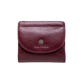 Women Genuine Leather Coin 8 Card Slots Bifold Wallet Purse