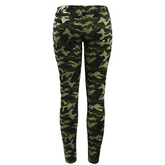 Chic Camo Army Green Skinny Jeans - Sheseelady