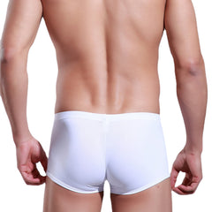 Ice Silk U Convex Soft Comfy Boxer Briefs for Men