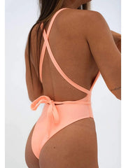 Women's Swimwear One Piece Monokini Bathing Suits Normal Swimsuit Backless Tummy Control Pure Color White Black Pink Padded V Wire Bathing Suits Sexy Vacation Sexy / Modern / New / Padded Bras