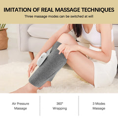 Electric 360° Air Pressure Calf Massager, Wireless Leg Massage, 3 Modes, Airbag Compression, Enhances Blood Circulation