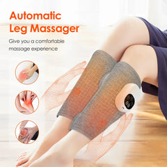 Electric Calf & Leg Massager with Heat for Blood Circulation, Air Pressure Muscle Relaxation Machine