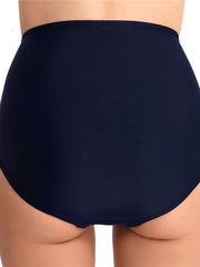 Women's High Waist Swim Shorts Cover Up - Elastic, Sporty, Vacation-Ready Swimwear