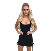 Sleek Hollow Sheath Skirt with Slim Fit Sling