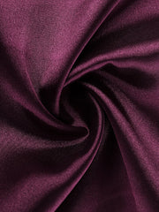 Satin Pearl Button Long Sleeves Solid Color Shirts For Women