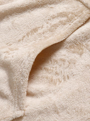 Women's Fluffy Flannel Wearable Blanket Hoodie with Kangaroo Pocket - Warm & Oversized