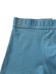 Mens Cotton Solid Color 4Pcs Thin Home Breathable U Convex Pouch Boxers