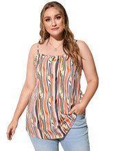 Plus Size Spaghetti Cut Out Sleeveless Cami