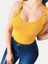 Low Cut O-neck Sleeveless Basis Casual Tank Tops