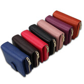 Genuine Leather Unisex 10 Card Slot Wallet Fashion Hasp Holder