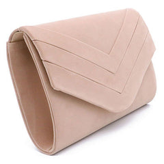 Women Dacron Fabric Elegant Fluffy Clutch Bag Magnetic Closure Casual Square