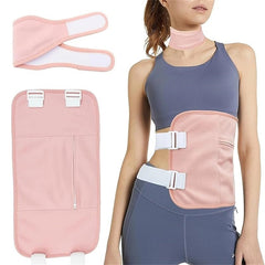 1Pc Castor Oil Set For Waist And Neck, Castor Oil Pack With Adjustable Straps And Pockets, Reusable Castor Oil Pack For Liver Detox, Constipation