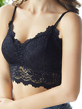 Women's Wireless Bras Fixed Straps Full Coverage Scoop Neck Breathable Lace Pure Color Pull-On Closure Date Casual Daily Nylon Sexy 1PC White Black , Bras & Bralettes , 1 PC