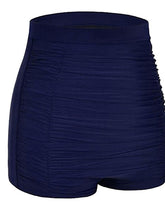Women's Swimwear Cover Up Swim Shorts Plus Size Swimsuit Ruched High Waisted Bathing Suits New Vacation Holiday, Modern
