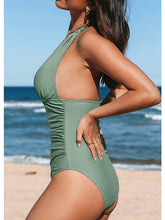 Women's Swimwear One Piece Normal Swimsuit Quick Dry Plain Black Light Green Sky Blue Green Bodysuit Bathing Suits Sports Beach Wear Summer