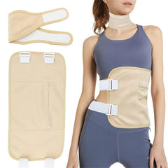 1Pc Castor Oil Set For Waist And Neck, Castor Oil Pack With Adjustable Straps And Pockets, Reusable Castor Oil Pack For Liver Detox, Constipation