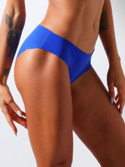 Women's Sexy Panties Basic Panties Brief Underwear 1 PC Underwear Fashion Sexy Comfort Basic Pure Color Nylon Low Waist Sexy Black Blue Purple