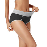 Women‘s High Waisted Cotton Underwear Soft Breathable Panties Stretch Briefs Regular & Plus Size 1 Piece