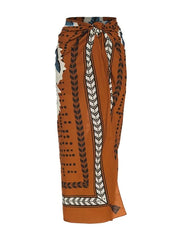 Women's Swimwear One Piece Beach Bottom Normal Swimsuit 2 Piece Printing Graphic Black Yellow Orange Bodysuit Bathing Suits Sports Beach Wear Summer