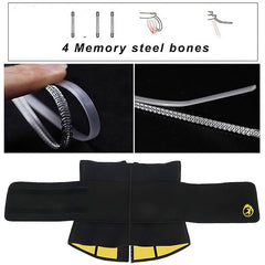 Men's Neoprene Waist Trainer Belt - Thermal Body Shaper & Slimming Corset for Sweat & Support