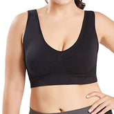 Women BrasLadies Pure Color Plus Size Ultra-Thin Large Bra Sports Bra Full Bra Cup Tops