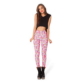 Women's Mid Waist Casual Yoga Print Trend Pants