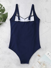 Women's Swimwear One Piece Monokini Bathing Suits Normal Swimsuit Tummy Control Ruched Slim Solid Color Black Wine