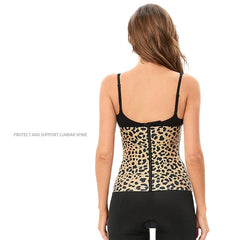 Plus Size Women's Zipper Waist Trainer Corset - Everyday Workout Body Shaper Cincher Girdle