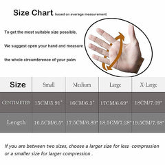 Copper Compression Gloves for Arthritis Carpal Tunnel Pain Relief Fingerless for Men & Women