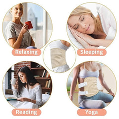 1Pc Castor Oil Set For Waist And Neck, Castor Oil Pack With Adjustable Straps And Pockets, Reusable Castor Oil Pack For Liver Detox, Constipation