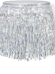 Women's Swimwear Cover Up Swim Shorts Normal Swimsuit Tassel Pure Color Bathing Suits Sexy Vacation Neutral