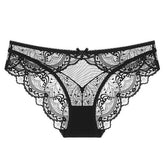 Women's Brief Underwear Underwear Bow Nylon Low Waist Green Black Watermelon