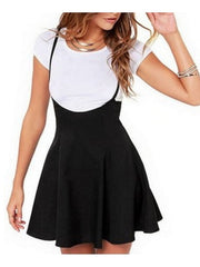 Women's A Line Work Skirts Linen Skirts Mini Polyester Black Skirts Summer Ruched Patchwork Basic Daily Going out