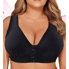 Women's Push Up Bras Full Coverage Lace Pure Color Front Closure Nylon Sexy 1PC Bras & Bralettes Plus Size