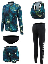 Women's Swimwear Rash Guard Diving Normal Swimsuit UV Protection Quick Dry Zipper Slim Solid Color Color Block Blue Bodysuit High Neck Bathing Suits Sports Neutral Sports / New / Padded Bras